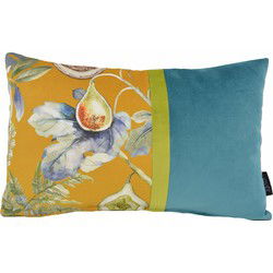 Velvet Meve Petrol Long | 30 x 50 cm | Kussenhoes | Polyester