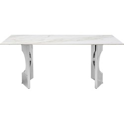 Eettafel Eternity Oho Chroom 180x90cm