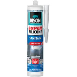 Super Silicone Sanitair Transparant Koker 300 ml