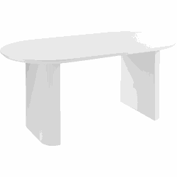 MOBERLY - Eettafel - Wit - 180 x 90 cm - MDF