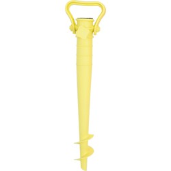 Lesli Living Parasolharing - geel - kunststof - D37 mm x H40 cm - Parasolvoeten
