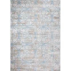 Safavieh Traditioneel Geweven Binnen Vloerkleed, Isabella Collectie, ISA958, in Denim Blauw & Ivoor, 122 X 183 cm