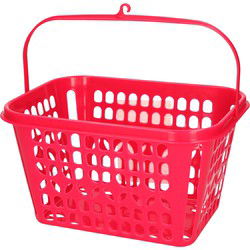 Plasticforte Knijpermandje - roze - 20x25x14 cm - wasknijper mandje - knijperszakken