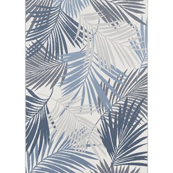 Garden Impressions Buitenkleed Naturalis 200x290 cm - palm leaf blue