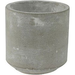 3 stuks - Bloempot Saar cement D8 H8