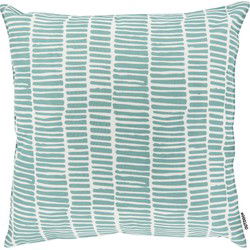 Unique Living - Sierkussen Bliss outdoor Aqua Blue -45x45cm