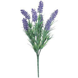 Bosje kunstbloemen lavendel 34 cm, paars