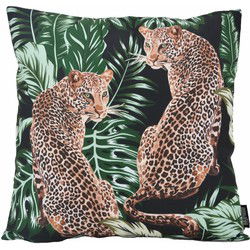 Leopard Twins | 45 x 45 cm | Kussenhoes | Katoen/Polyester
