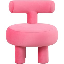 Leitmotiv - Fauteuil Abrazo - Roze