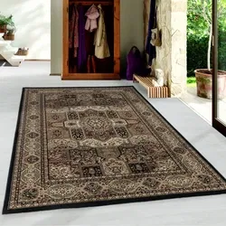 Bukhara Klassiek Zwart vloerkleed - Oosters Motief - 240 X 340 CM