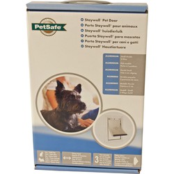 PetSafe aluminium deur nr. 600 S wit/transparant