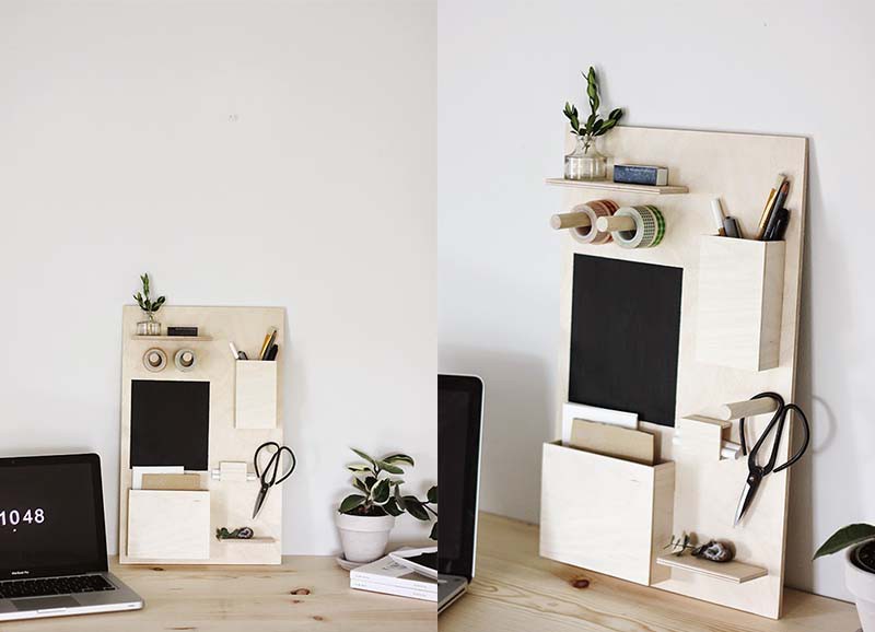 DIY: Desk organizer