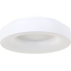 Steinhauer plafonniere Ringlede - wit - metaal - 38 cm - ingebouwde LED-module - 2562W