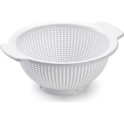 PlasticForte Vergiet - wit - 1x stuks - kunststof - 27 x 23 x 10,5 cm - Vergieten