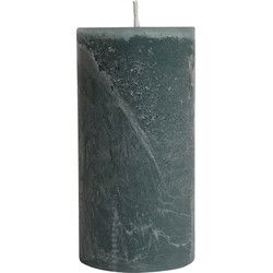 PTMD Kaars New Rustic Outdoor - 15x15x30 cm - Parrafin - Smaragd