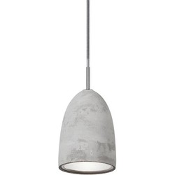 Light&living Hanglamp E14 Ø14 cm HANNOVER beton+reflector