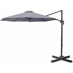 Feel Furniture - Toscano - Luxe Parasol - Roma - 3 Meter - Donkergrijs