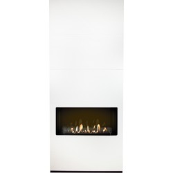 Xaralyn | Ambiance openhaard RAL9010 met Bio-Ethanol Brander