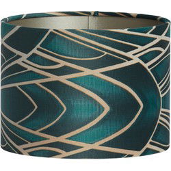 Light & Living - Lampenkap TIARA - Ø20x15cm - Groen