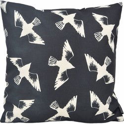 Sierkussen Black Birds | 45 x 45 cm | Katoen/Linnen