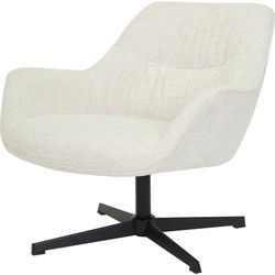 Livingfurn - Fauteuils Daphne Sand - Beige - Stof