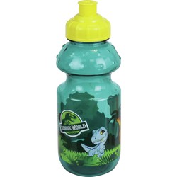 Kunststof bidon pop-up drinkbeker Jurassic World dinosaurus 350 ml - Schoolbekers