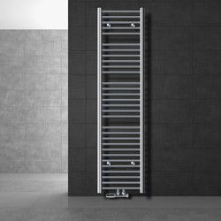 Badkamerradiator Sahara 400 x 1800 mm chroom recht + middenaansluiting