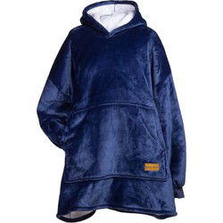 Hoodie Deken - Marineblauw