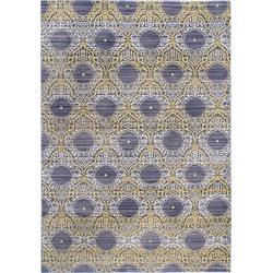Safavieh Craft Art-Inspired Indoor Woven Area Rug, Valencia Collection, VAL106, in Lavender & Gold, 122 X 183 cm