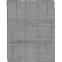 5Five Afwas afdruipmat keuken - absorberend- microvezel - grijs stip- 38 x 50 cm - Afdruiprekken