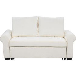 Beliani SILDA - Slaapbank-Wit-Polyester