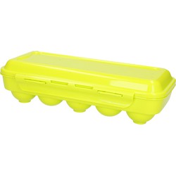 Plasticforte Eierdoos - koelkast organizer- 10 eieren - 27x12,5 cm - Vershoudbakjes