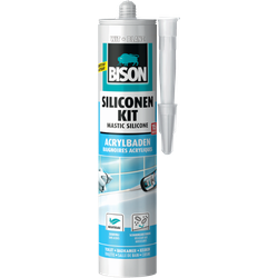 Siliconenkit Acrylbaden Wit Koker 300 ml