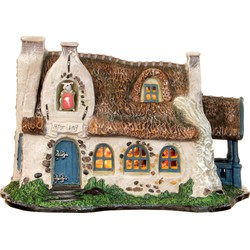 LuVille Efteling Miniatuur Huis van de Zeven Geitjes - L22 x B15 x H14 cm
