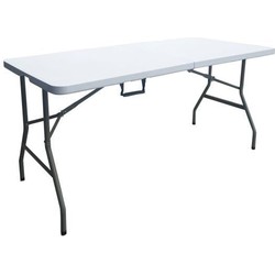 Inklapbare Tafel 150 cm voor 6 personen Wit