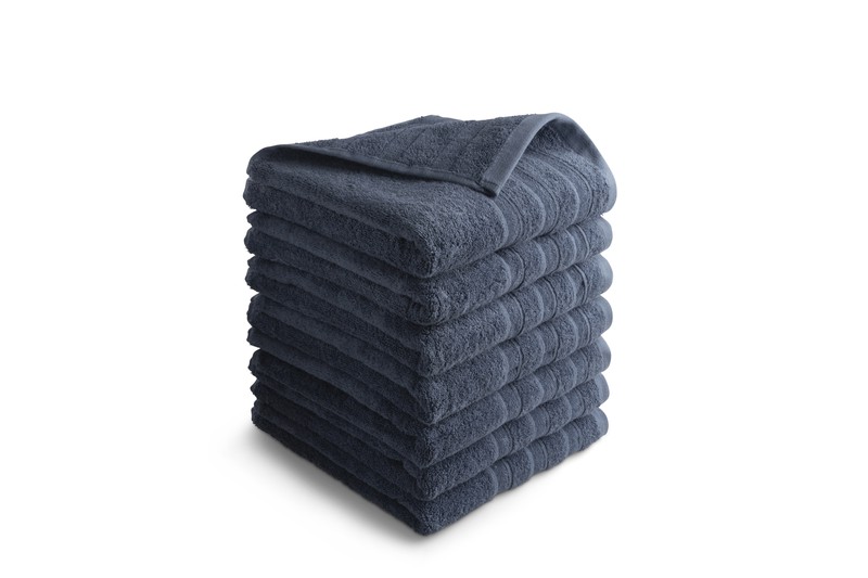 Handdoek Luxor Deluxe - 7 stuks - 50x100 - jeans blauw - 
