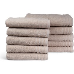 Handdoek Home Collectie - 10 stuks - 50x100 - taupe