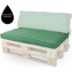 Unique Living | Palletkussen Luana | Outdoor Collectie | Donkergroen | 80x120x8cm