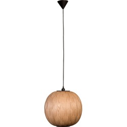Dutchbone Bond Hanglamp Rond 40 cm Hout Naturel