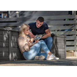 Berton borderpaal Hunze gecoat hoekmodel 145 cm Tuindeco