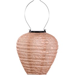 LUMIZ Solar Lampion Mosaic Balloon - 20 cm - Roze