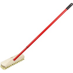 Schrobber - met telescoopsteel - 80-130 cm - schrobborstel - schoonmaakborstel - Schrobborstels