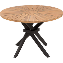 CISSONE - Tuintafel - Lichthout -  110 cm - Acaciahout