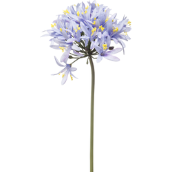 Agapanthus stem blue 80 cm kunstbloem zijde nepbloem