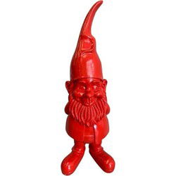 Tuinkabouter 1 Meter - Kabouter Tuin - Tuindecoratie - Cadeau - Rood - 100 cm