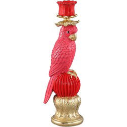 PTMD Kandelaar Keyaan - 9x8x28 cm - Parrafin - Roze