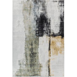 Modern Abstract Tapijt DAISY - Geel - 160x220 cm