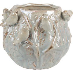 Clayre & Eef Bloempot Groen Terracotta