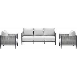 Garden Impressions Tavira loungeset 3-delig - grey sand