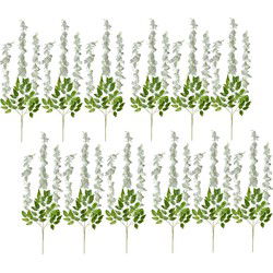 Clayre & Eef Kunstbloemen Set van 12 Wit Kunststof